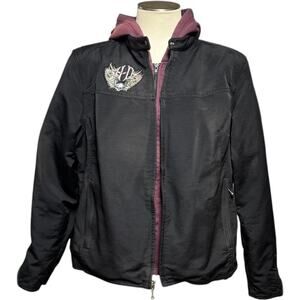 Harley-Davidson 3-in-1 Road Angel Jacket Black Purple 2W 22W